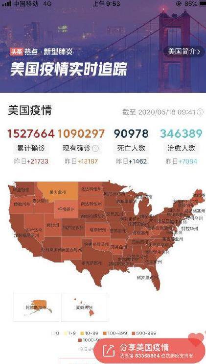 美国疫情最新动态更新