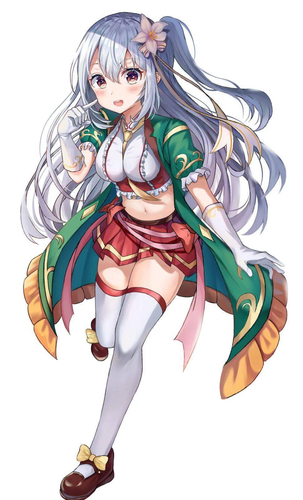 动漫美少女全身图片，自信与成长的励志之旅展示